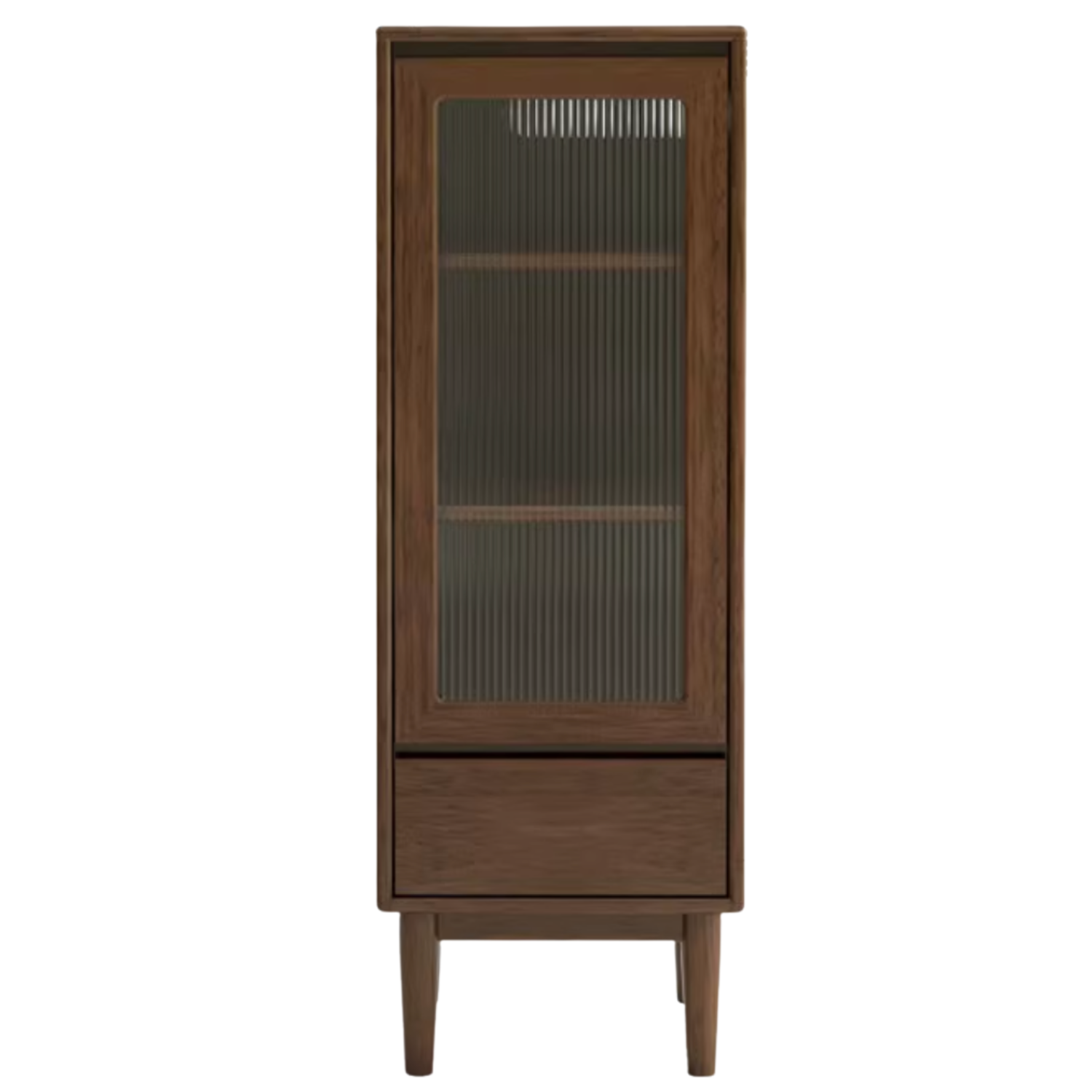 Modern Walnut Storage Cabinet