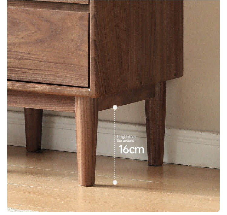 Modern Walnut Storage Cabinet