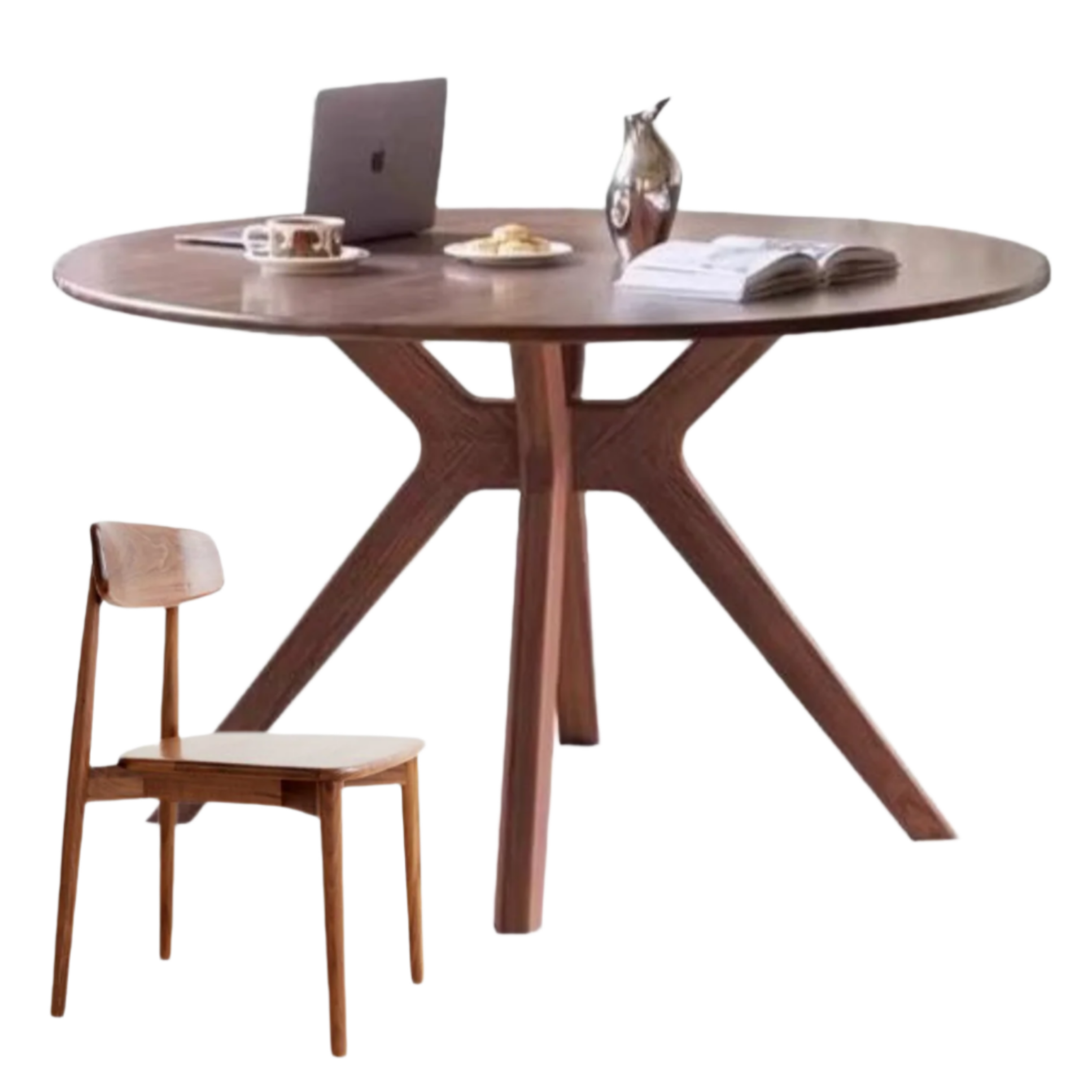 Round Solid Wood Dining Table
