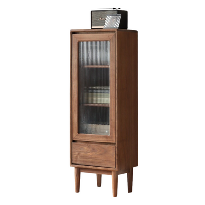 Modern Walnut Storage Cabinet