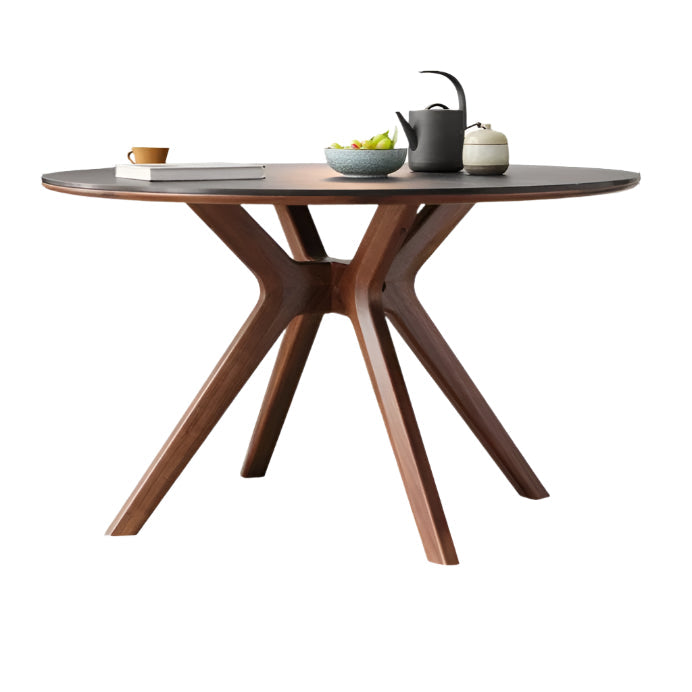 Round Solid Wood Dining Table