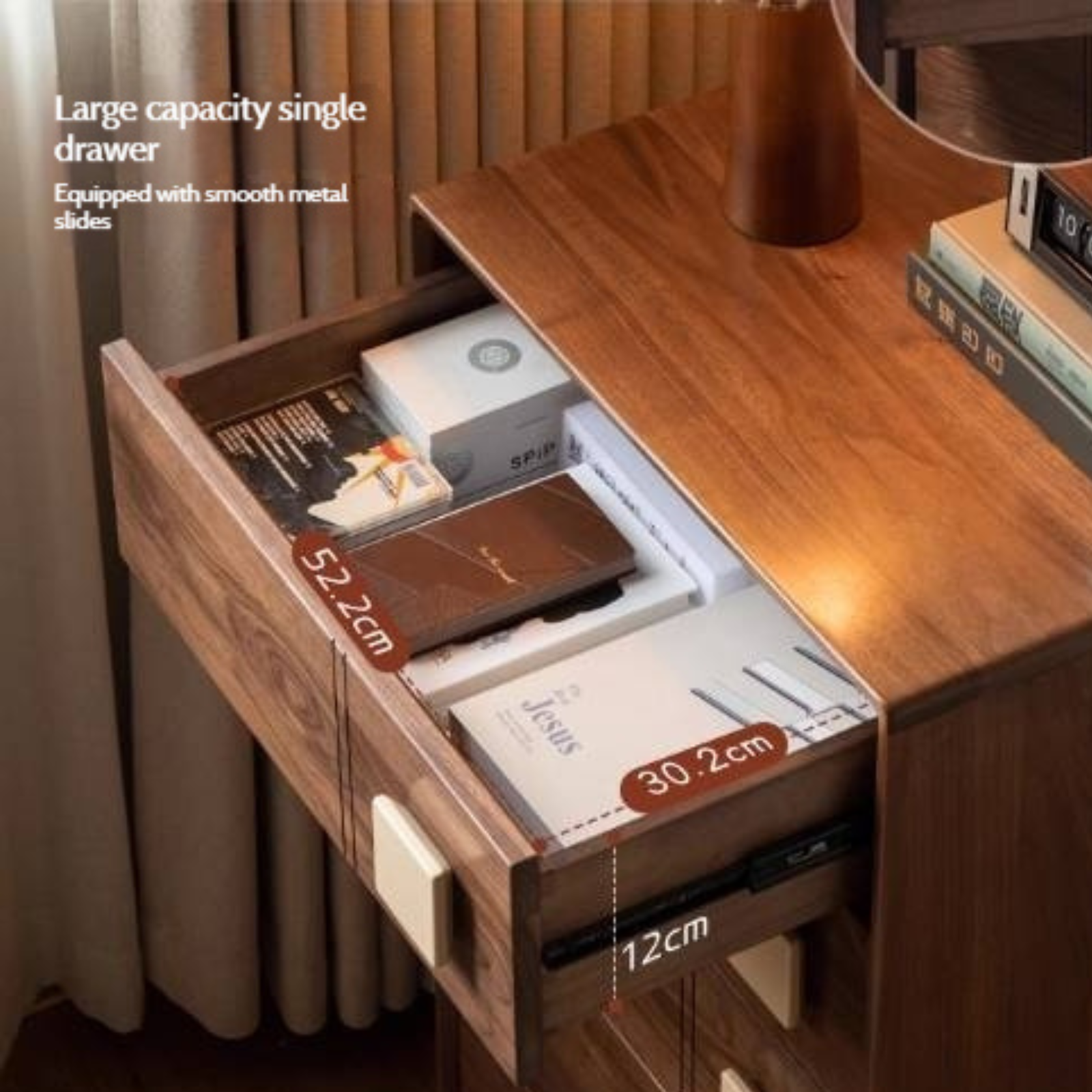 Solid Wood 5-Drawer Chest of Drawers