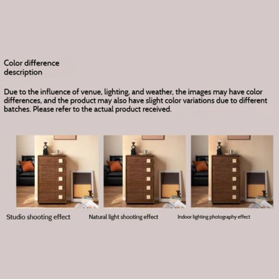 Solid Wood 5-Drawer Chest of Drawers