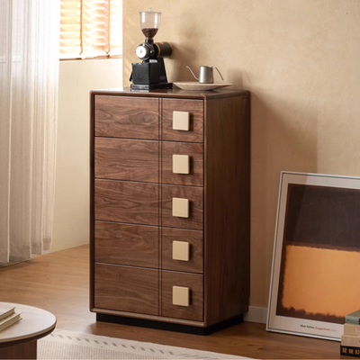 Solid Wood 5-Drawer Chest of Drawers