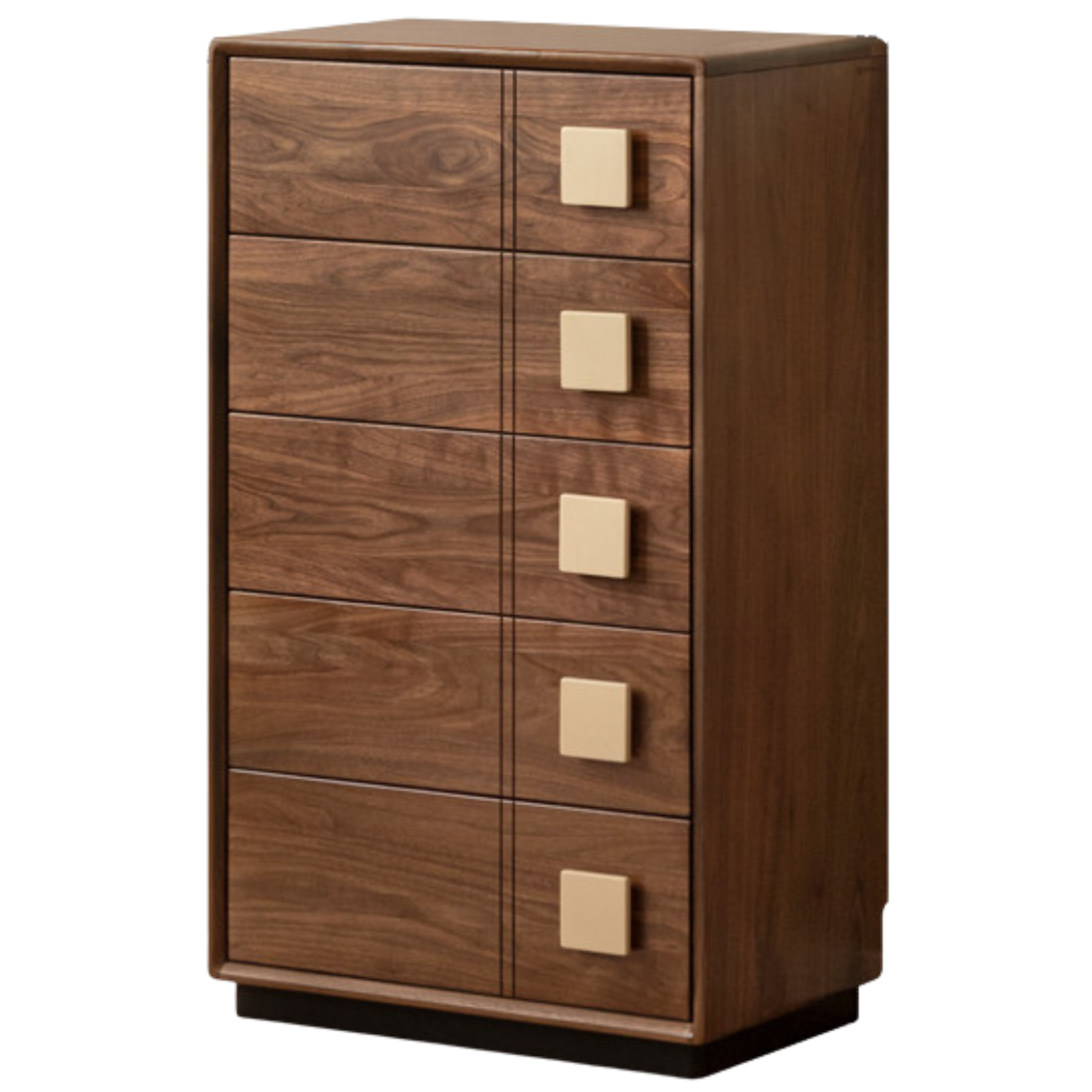 Solid Wood 5-Drawer Chest of Drawers