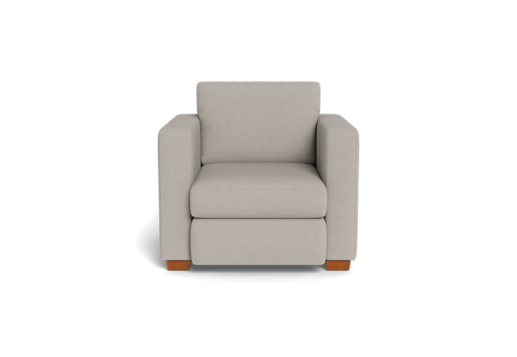 Luna Comfort Upholstered Accent Armchair – Cream Beige