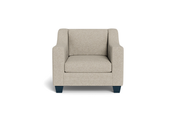 Merced Upholstered Accent Chair – Soft Cream Fabric