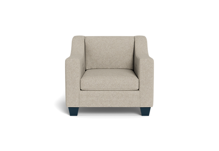 Merced Upholstered Accent Chair – Soft Cream Fabric