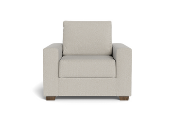 Olini Modern Upholstered Accent Chair – Soft Beige