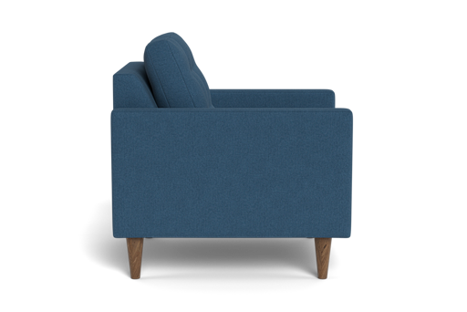 Jasper Modern Tufted Upholstered Accent Chair – Navy Blue