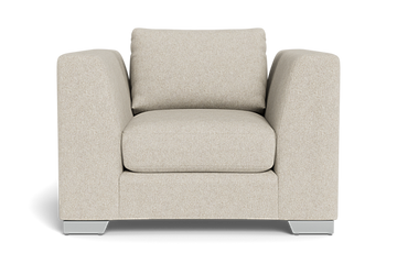 Kent Modern Upholstered Accent Chair – Soft Beige