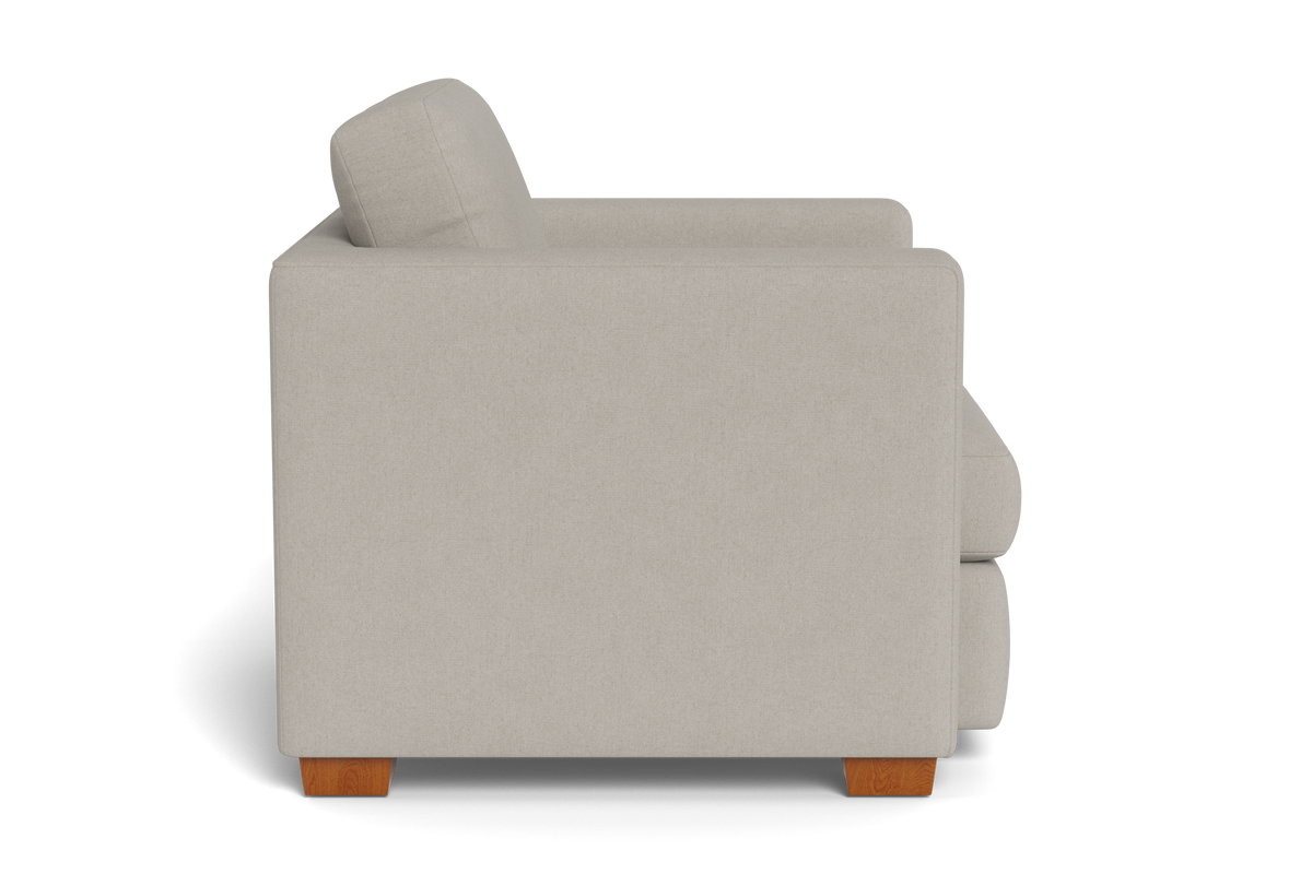 Luna Comfort Upholstered Accent Armchair – Cream Beige