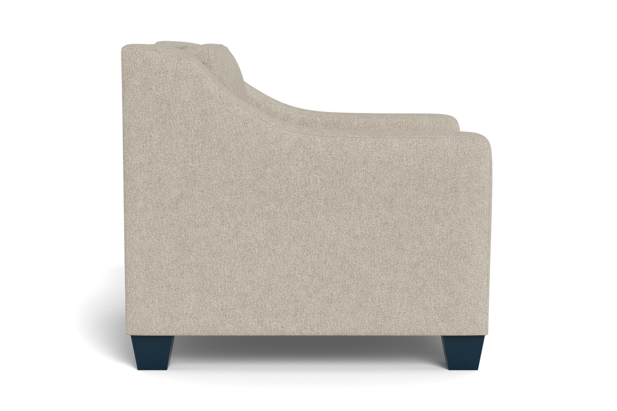Merced Upholstered Accent Chair – Soft Cream Fabric