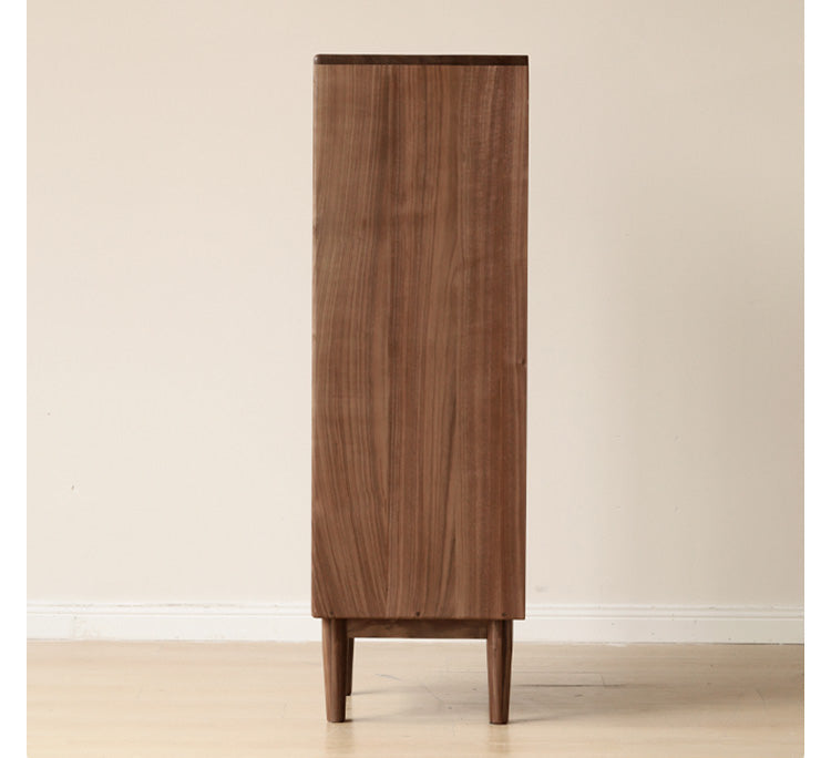 Modern Walnut Storage Cabinet