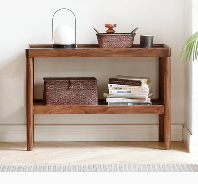 Solid Walnut Console Table