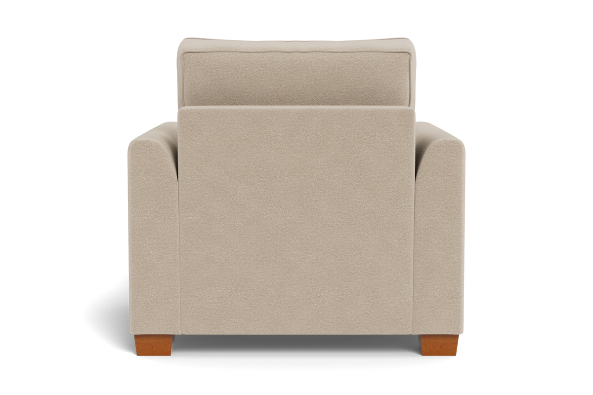 Tiffany Upholstered Accent Chair – Elegant Beige Armchair