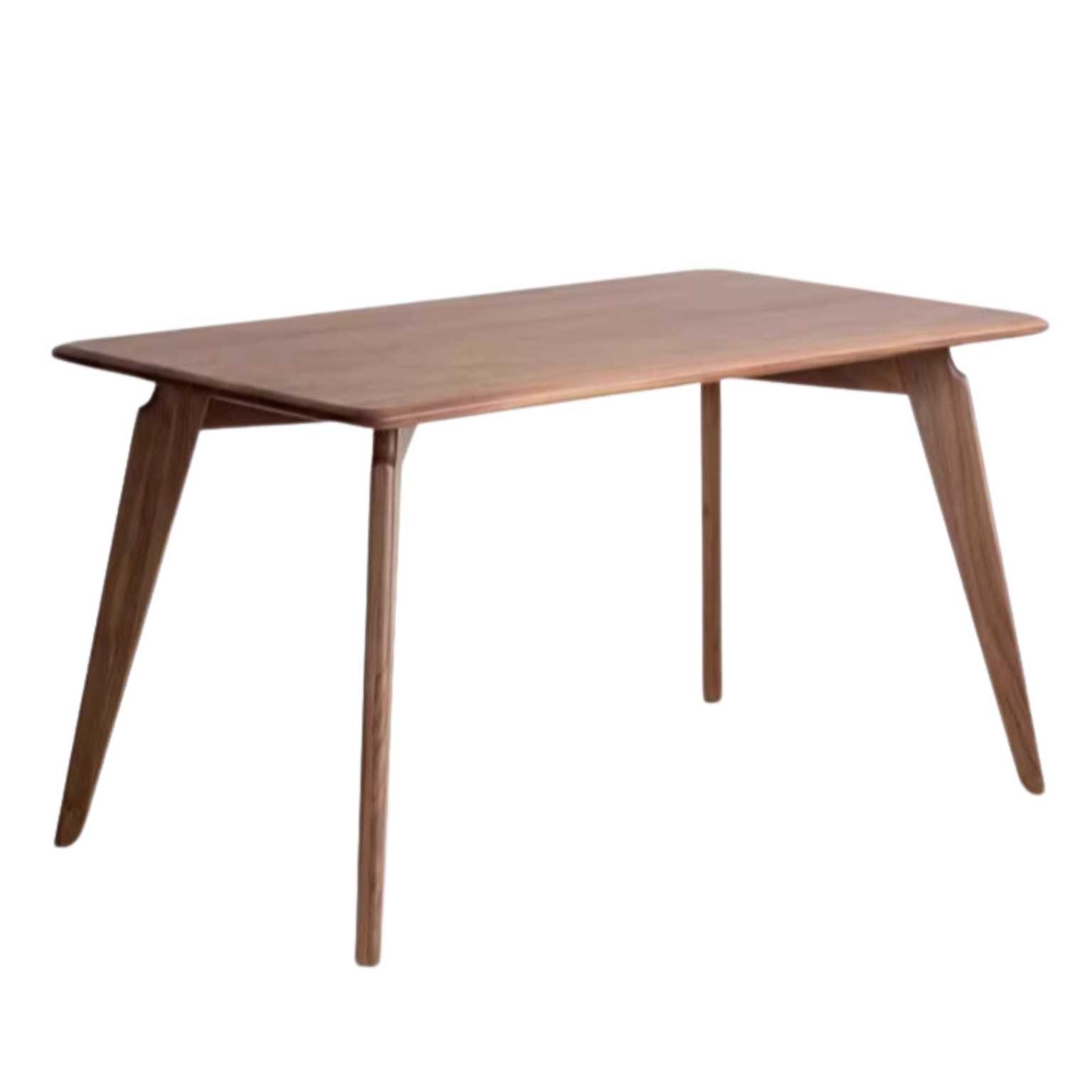 Modern Walnut Dining Table with Sintered Stone Top