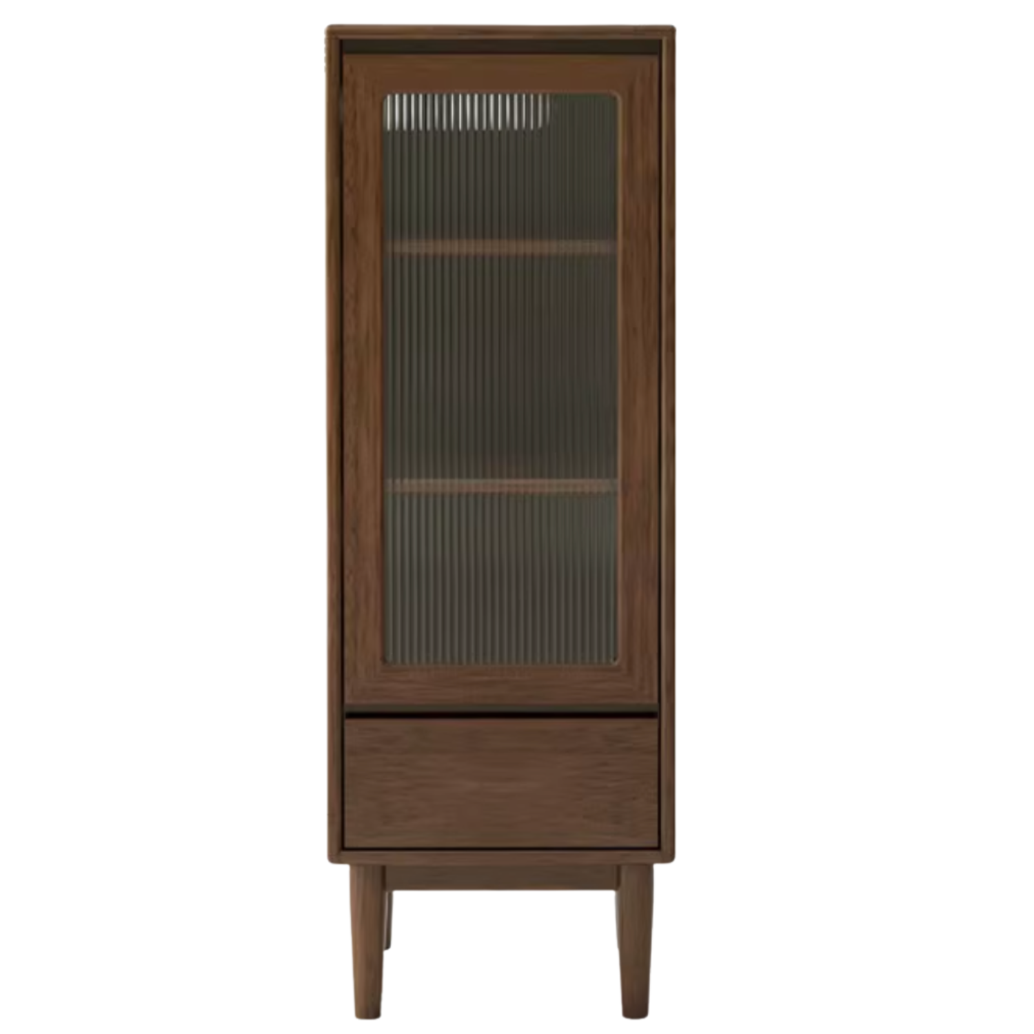 Modern Walnut Storage Cabinet