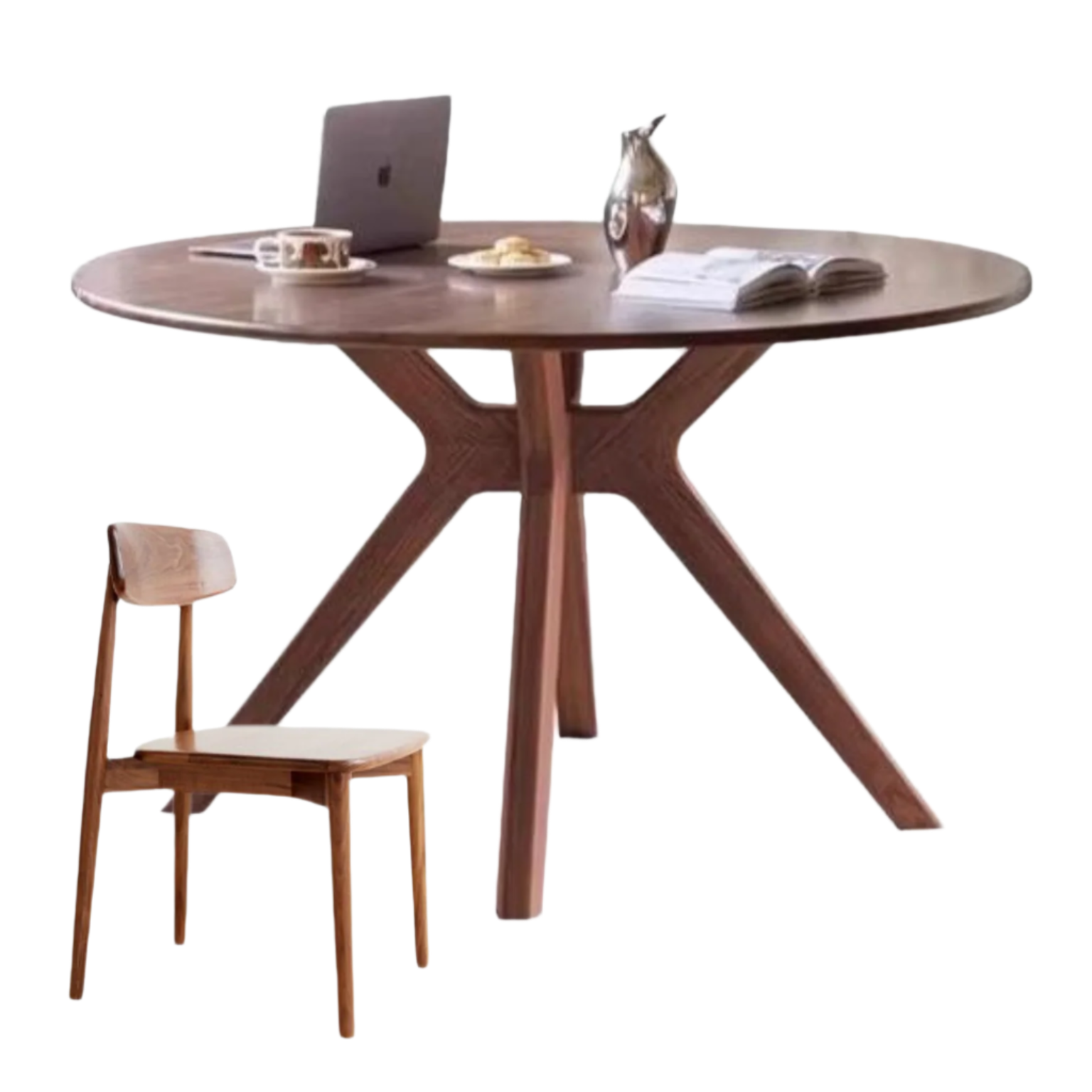 Round Solid Wood Dining Table