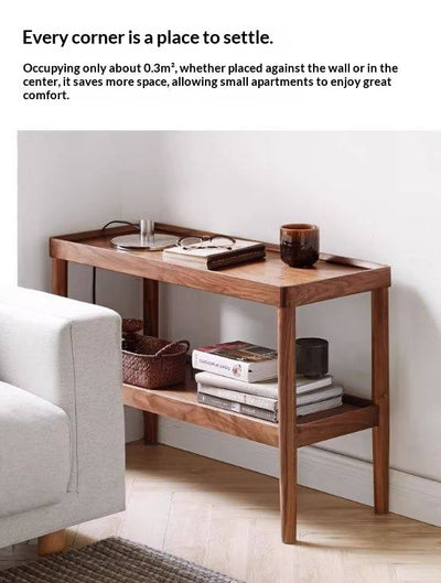 Solid Walnut Console Table