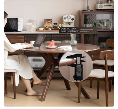 Round Solid Wood Dining Table