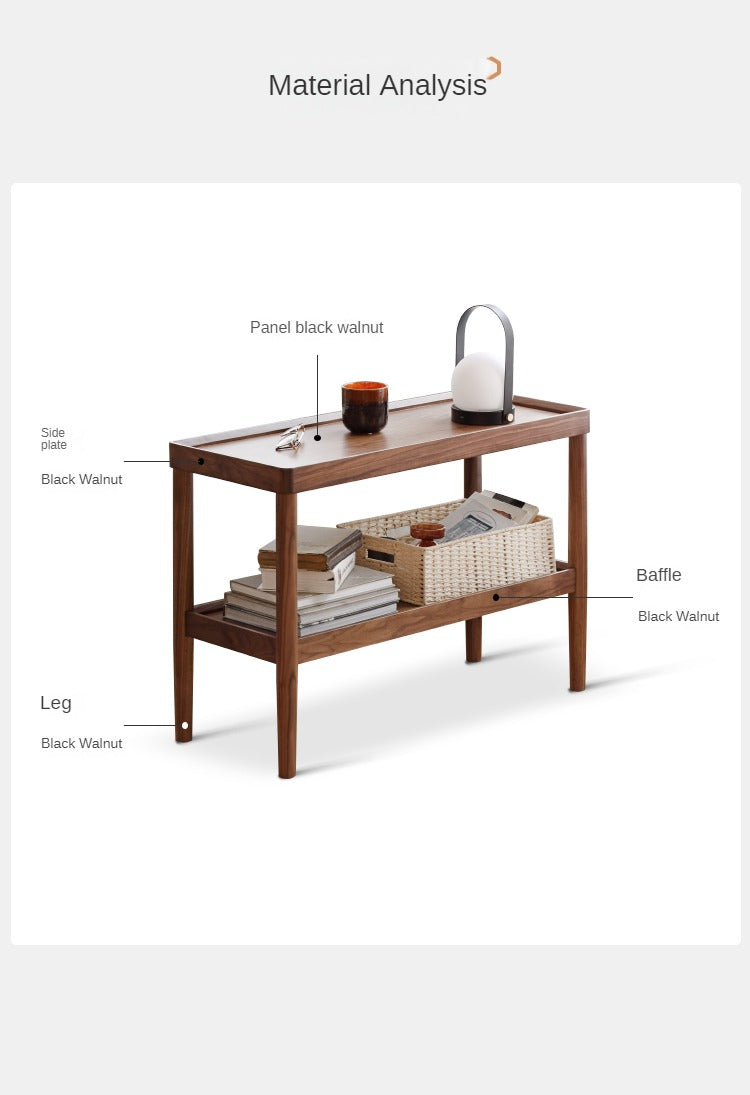 Solid Walnut Console Table