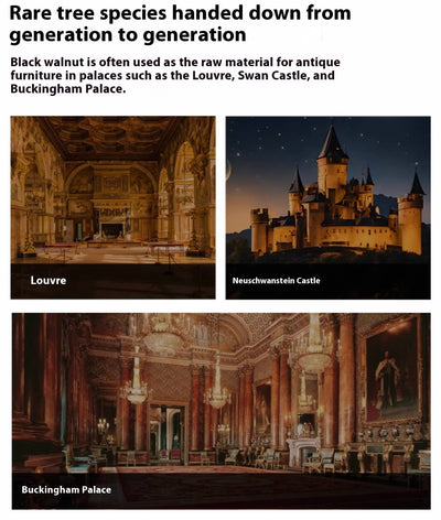 Solid Walnut Coffee Table with Drawer