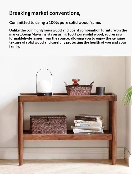 Solid Walnut Console Table